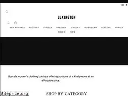 Sites similar to luxingtonboutique.com