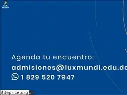 Sites similar to luxmundi.edu.do