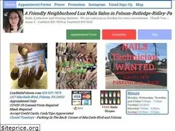 Sites similar to luxnailsfolsom.com