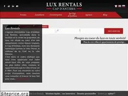Sites similar to luxrentals.fr