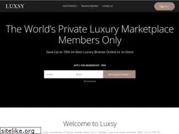 Sites similar to luxsy.com