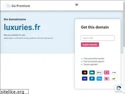 Sites similar to luxuries.fr