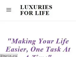 Sites similar to luxuriesforlife.com