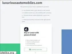 Sites similar to luxuriousautomobiles.com