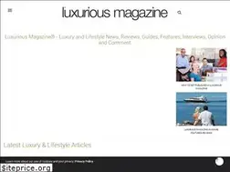 Sites similar to luxuriousmagazine.com