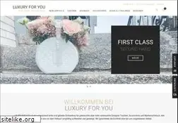Sites similar to luxury-for-you.ch