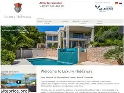 Sites similar to luxury-hideaway.com