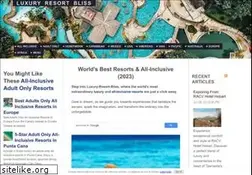 Sites similar to luxury-resort-bliss.com