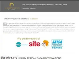 Sites similar to luxuryafricansafari.com