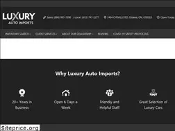 Sites similar to luxuryautoimports.ca
