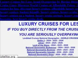 Sites similar to luxurycruisesforless.com