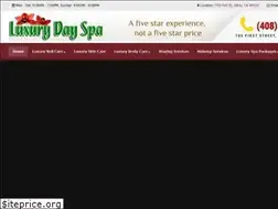 Sites similar to luxurydayspa.net