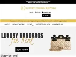 Sites similar to luxuryfashionrentals.com
