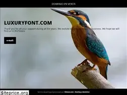 Sites similar to luxuryfont.com