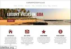 Sites similar to luxurygoavillas.com