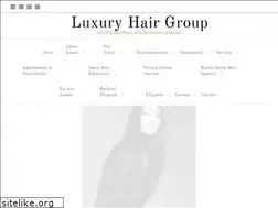 Sites similar to luxuryhairgroup.com