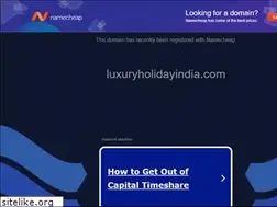 Sites similar to luxuryholidayindia.com