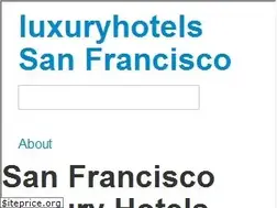 Sites similar to luxuryhotels-sanfrancisco.com