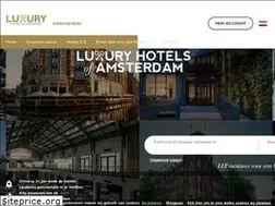 Sites similar to luxuryhotelsofamsterdam.com