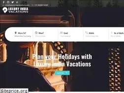 Sites similar to luxuryindiavacations.com