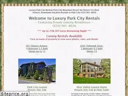 Sites similar to luxuryparkcityrentals.com