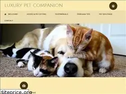 Sites similar to luxurypetcompanion.com