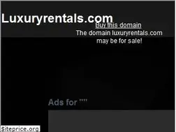 Sites similar to luxuryrentals.com