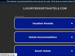 Sites similar to luxuryresortshotels.com