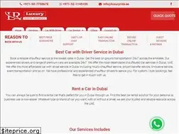 Sites similar to luxuryride.ae