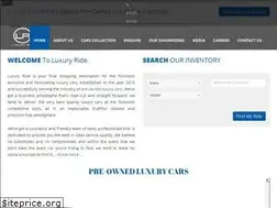 Sites similar to luxuryride.in