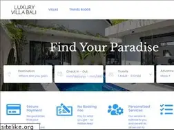 Sites similar to luxuryvillabali.com