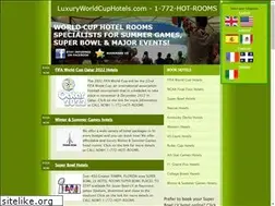 Sites similar to luxuryworldcuphotels.com