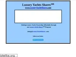Sites similar to luxuryyachtshares.com