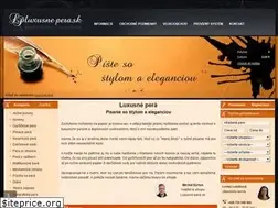 Sites similar to luxusne-pera.sk