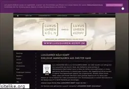 Sites similar to luxusuhren-koeln.de