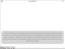 Sites similar to luxuwrist.com