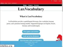 Sites similar to luxvocabulary.com