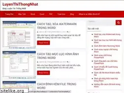 Sites similar to luyenthithongnhat.org