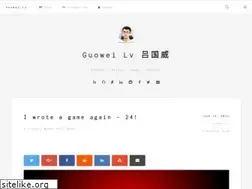 Sites similar to lvguowei.me