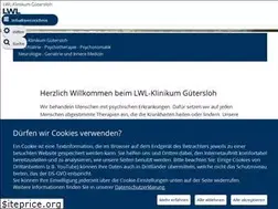 Sites similar to lwl-klinik-guetersloh.de