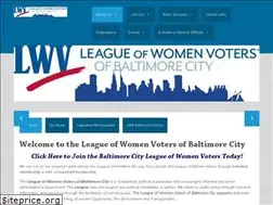 Sites similar to lwv-baltimorecity.org