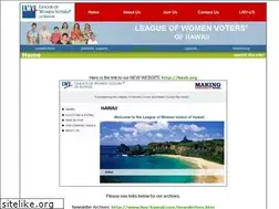 Sites similar to lwv-hawaii.com