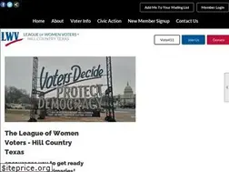 Sites similar to lwv-kerrvillearea.org