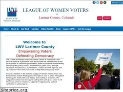 Sites similar to lwv-larimercounty.org