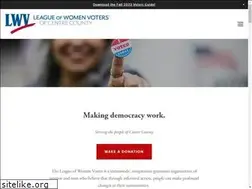 Sites similar to lwvcentrecounty.org