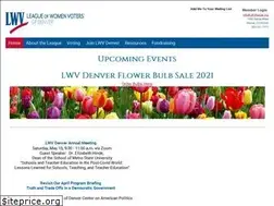 Sites similar to lwvdenver.org