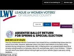 Sites similar to lwvmilwaukee.org