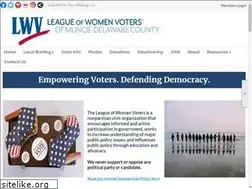 Sites similar to lwvmunciedelaware.org
