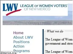 Sites similar to lwvnm.org