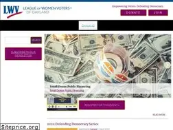 Sites similar to lwvoakland.org